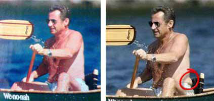 Sarkozy Retouche